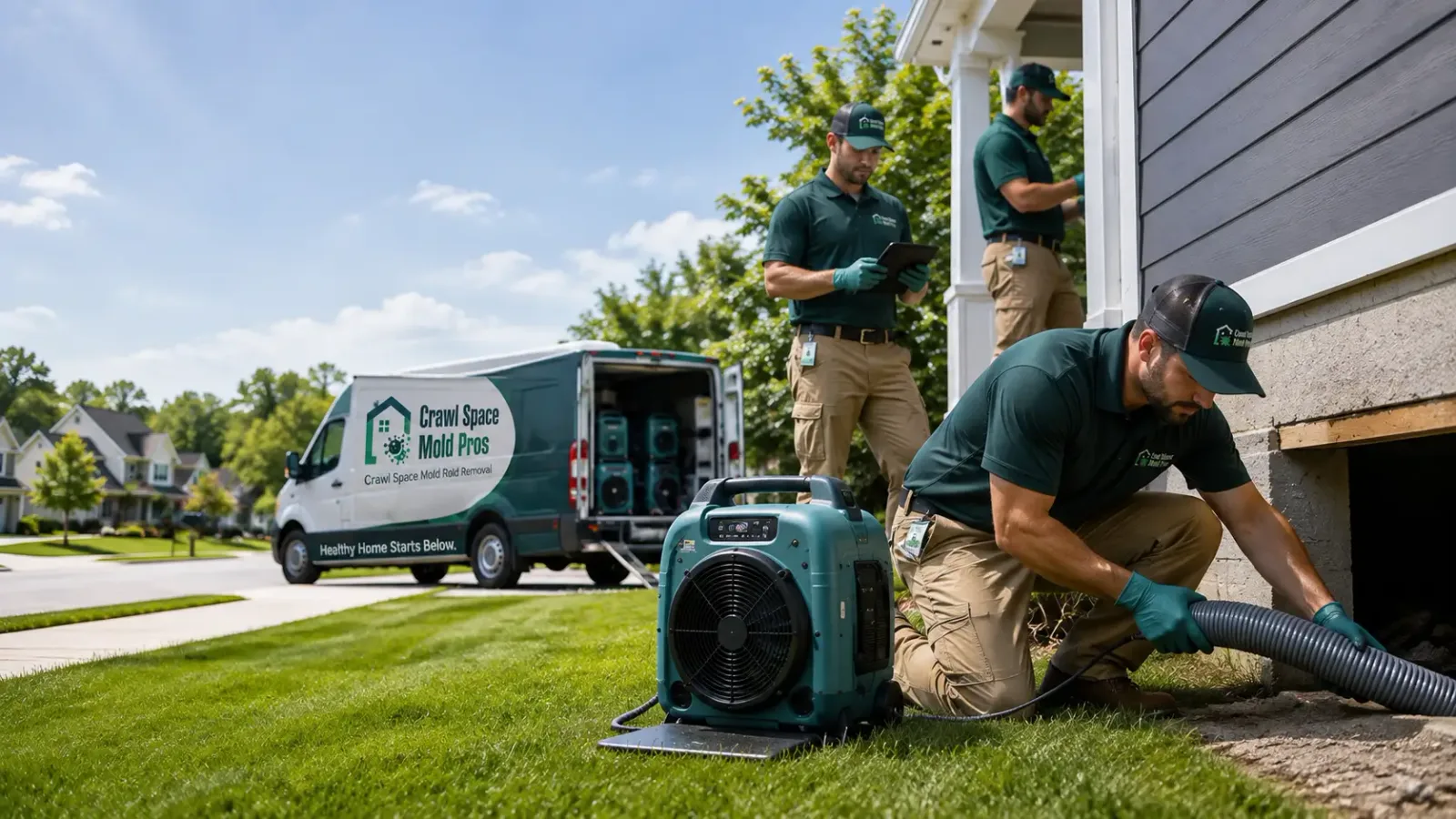 Crawl Space Mold Removal in Lowell, MA